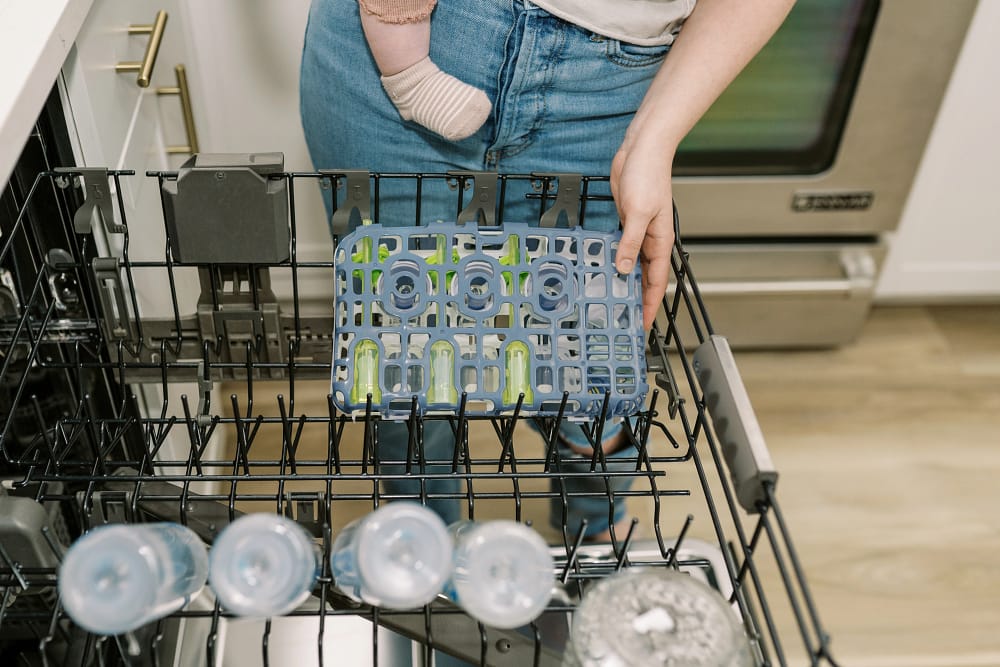 Dr. Brown's Vaatwasmandje in vaatwasser