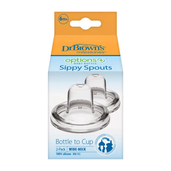 Dr. Brown's Options+ Anti-colic | Sippy Spout Brede halsfles - Afbeelding 2