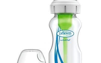 Dr. Brown’s Options+ Anti-colic Bottle | Brede halsfles 270 ml glas