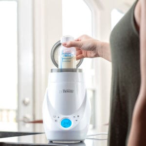 Flessenwarmer: Hoe kan het dat het opwarmen langer duurt dan staat aangegeven in de tabel?