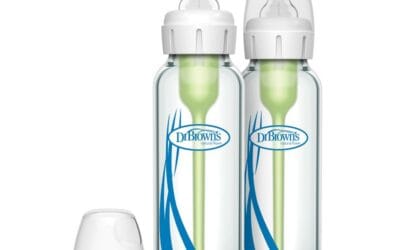 Dr. Brown’s Options+ Anti-colic Bottle 2-pack | Standaard halsfles 250 ml glas