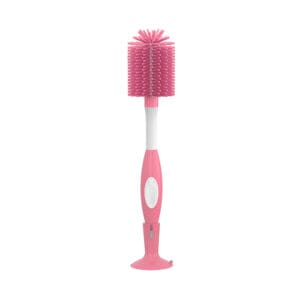 Dr. Brown's Flessenborstel Siliconen roze