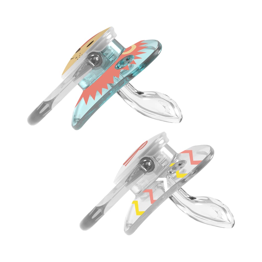 Dr. Brown's fopspeen animal faces fase 1 leeuw zijaanzicht