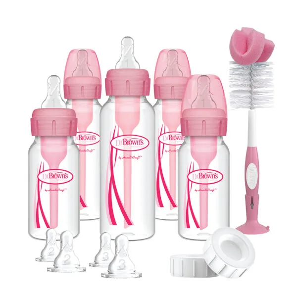 Dr. Brown's Options+ Anti-colic Bottle Giftset | Standaard halsfles