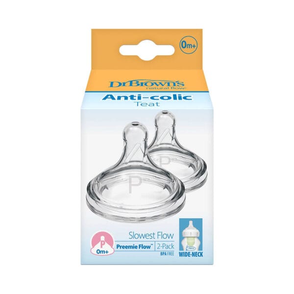 Dr. Brown's Options+ Anti-colic | Prematuurspeen Brede halsfles - Afbeelding 2
