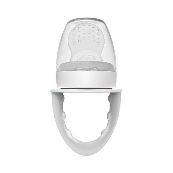 Dr. Brown's Fresh First Silicone Feeder cap on grijs