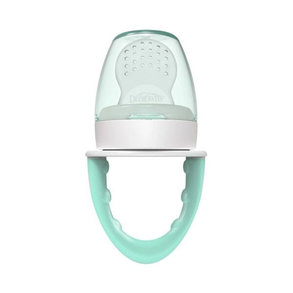 Dr. Brown's Fresh First Silicone Feeder cap on mint