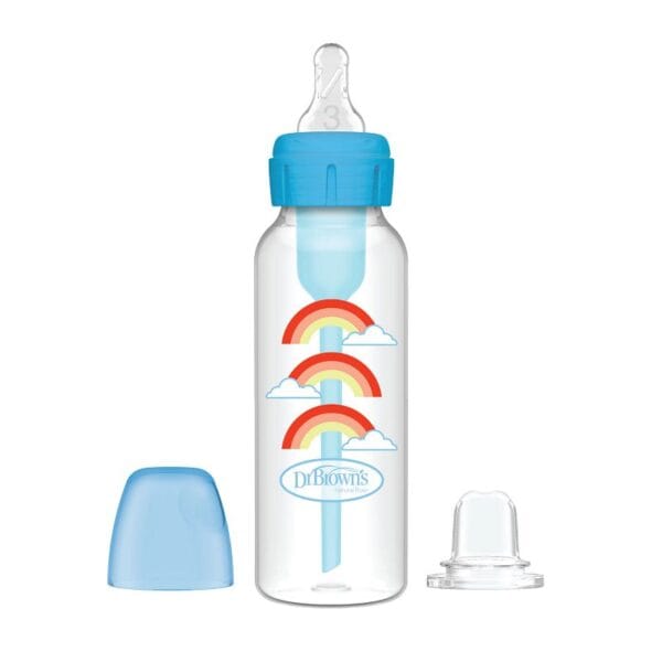 dr browns bottle to sippy blauw