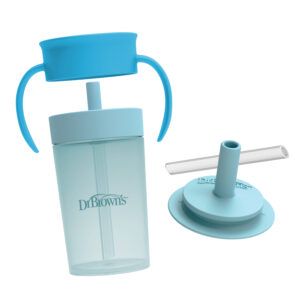 dr. brown’s straw to 360° cup bundel 300 ml